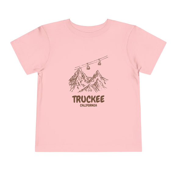 Truckee, California Toddler T-Shirt — Vintage Gondola Ski Mountain Tee