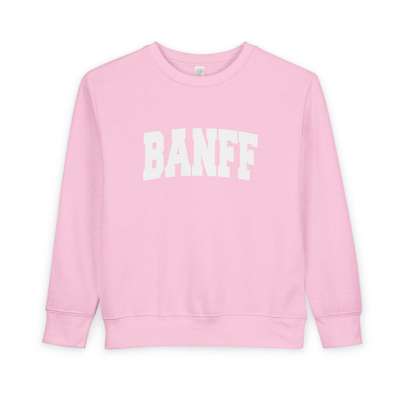 Banff, Canada Toddler Sweatshirt - Banff Toddler Crewneck Sweatshirt
