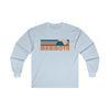Mammoth, California Long Sleeve Shirt - Retro Unisex Mammoth Long Sleeve Tee