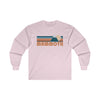 Mammoth, California Long Sleeve Shirt - Retro Unisex Mammoth Long Sleeve Tee