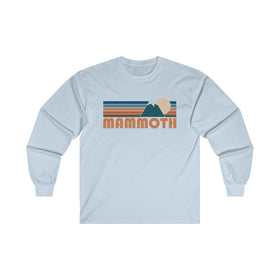 Mammoth, California Long Sleeve Shirt - Retro Unisex Mammoth Long Sleeve Tee