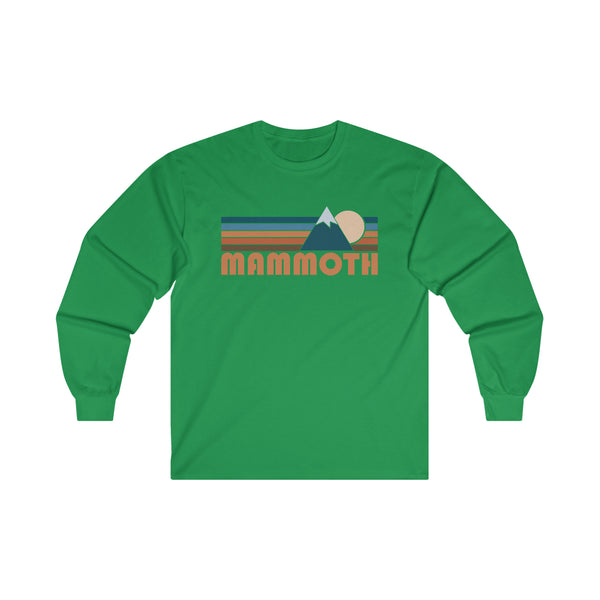 Mammoth, California Long Sleeve Shirt - Retro Unisex Mammoth Long Sleeve Tee