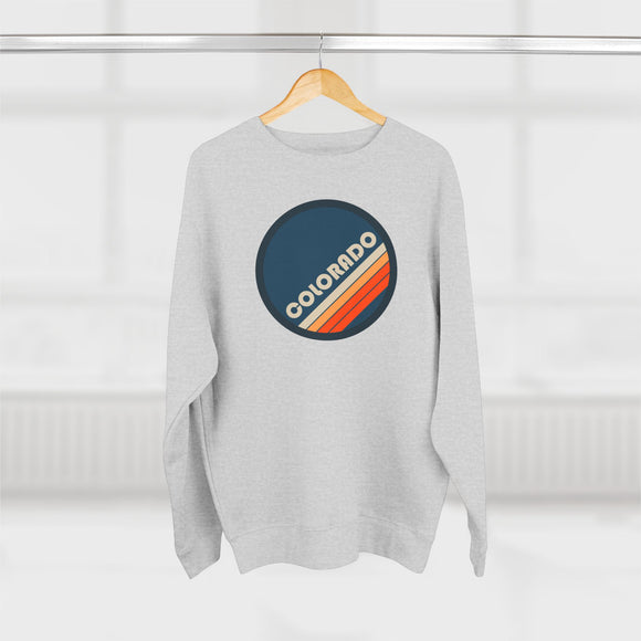 Premium Colorado Sweatshirt - Retro Unisex Premium Colorado Sweatshirt