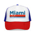 Kids Miami, Florida Trucker Hat Foam Bike - Youth Snapback on white background