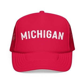 Kids Michigan Trucker Hat - Youth Snapback Cap