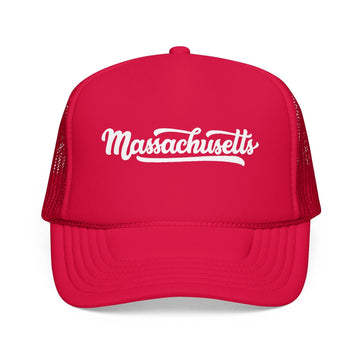 Kids Massachusetts Trucker Hat - Youth Snapback Cap