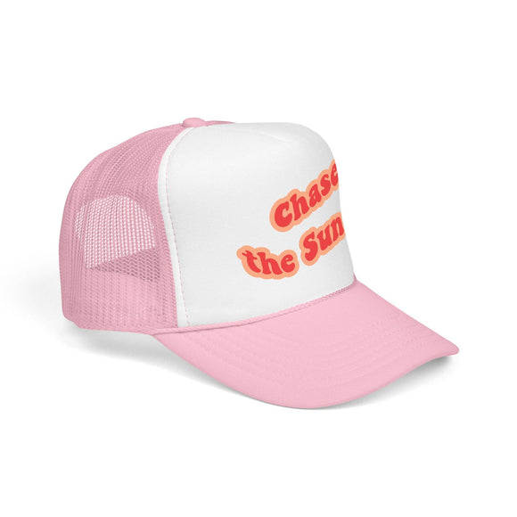 Kids Chase the Sunset Trucker Hat Boho - Youth Snapback Cap