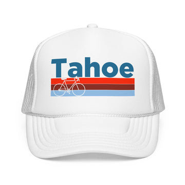 Kids Tahoe, California Trucker Hat Foam Bike - Youth Cap