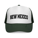New Mexico Retro Collegiate Style Trucker Hat-4
