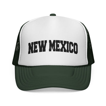 Buy dark-green New Mexico Retro Collegiate Style Trucker Hat
