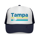 Tampa, Florida Retro Sailboat Trucker Hat-2