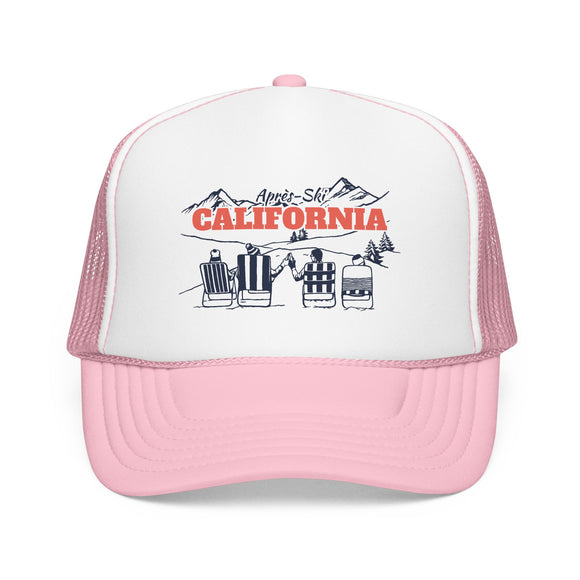 California Après-ski Trucker Hat — Foam Mesh Cap