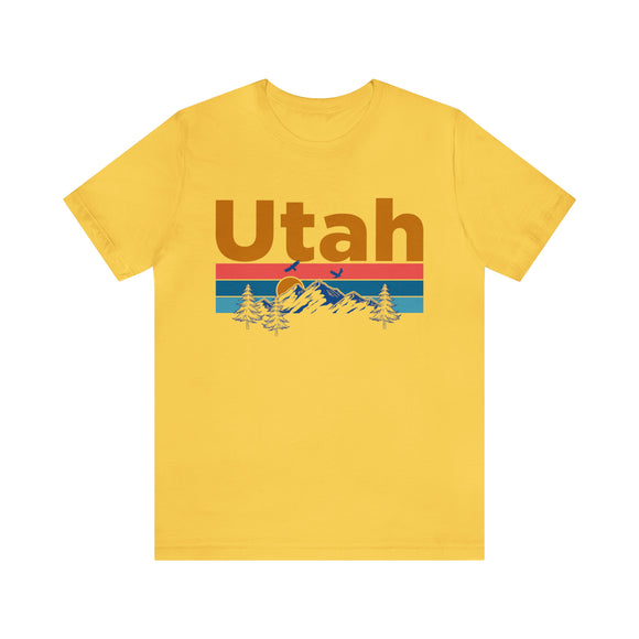 Utah T-Shirt - Mountain Sunset Unisex Utah Shirt