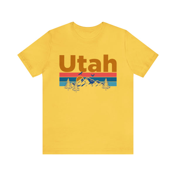 Utah T-Shirt - Mountain Sunset Unisex Utah Shirt