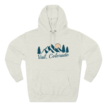 Buy oatmeal-heather Premium Vail, Colorado Hoodie - Unisex Vail Sweatshirt