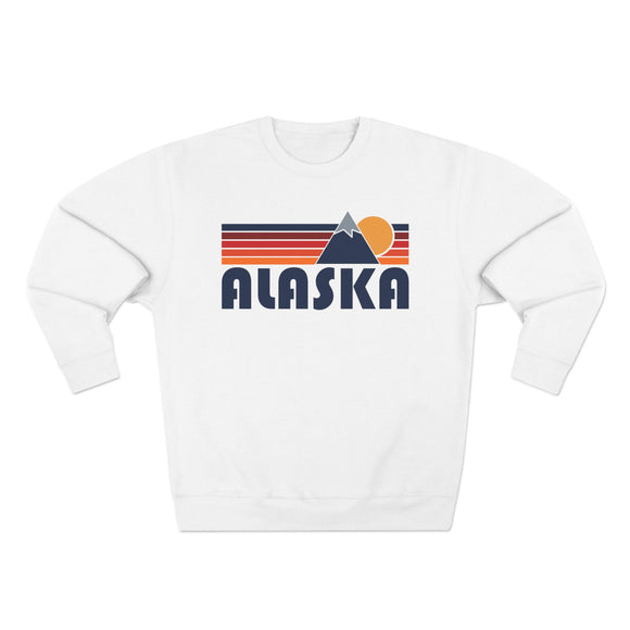 Premium Alaska Mountain Lines Graphic Sweatshirt