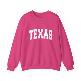 Buy heliconia Texas Sweatshirt - Unisex Graphic Crewneck