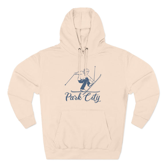 Premium Park City, Utah Vintage Snow Ski Hoodie