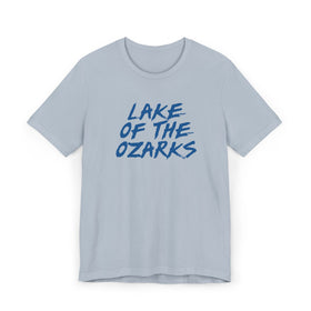 Buy light-blue Lake of the Ozarks T-Shirt | 100% Cotton Retro Missouri Tee