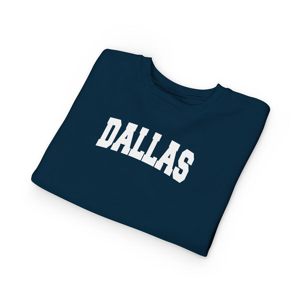 Dallas, Texas Toddler Sweatshirt - Dallas Toddler Crewneck Sweatshirt