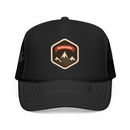 Kids Colorado Trucker Hat Foam Mountain - Youth Snapback Cap on white background