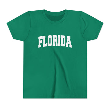 Florida Youth Graphic Tee - Kids T Shirt - Varsity Arch - 0