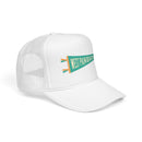 West Palm Beach, Florida Pennant Trucker Hat — Retro Flag Foam Cap-10
