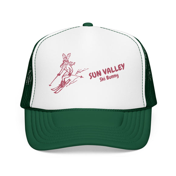 Sun Valley, Idaho Ski Bunny Foam Trucker Hat