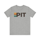 Pittsburgh, Pennsylvania tee - PIT t shirt retro stripes-4