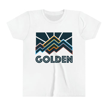 Buy white Golden, Colorado Youth T-Shirt - Kids Golden Shirt