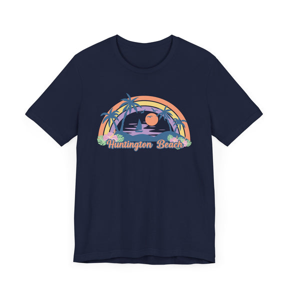 Huntington Beach, California T-Shirt - Retro Beach Unisex Huntington Beach Shirt