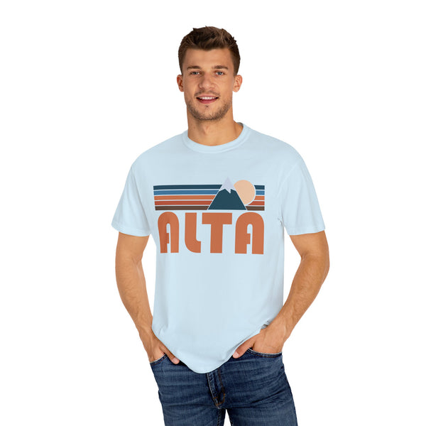 Alta, Utah Graphic Tee, Comfort Colors Retro Unisex Alta T shirt, Mountain Adventure Shirt