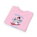 Winter Park, Colorado Toddler Sweatshirt - Skiing Snowman Winter Park Toddler Crewneck Sweatshirt-16