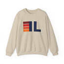 Illinois Retro Sweatshirt | Retro Stripes Illinois-2