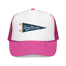 Rocky Mountain National Park Pennant Trucker Hat — Vintage Foam Mesh Cap-5
