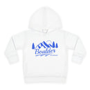 Boulder, Colorado Toddler Hoodie - Unisex Mountain Boulder Pullover Sweatshirt, Kids Hooded Jumper, Colorado Souvenir-1