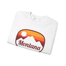 Montana Sweatshirt - Unisex Retro Ombre Montana Crewneck Sweatshirt-21