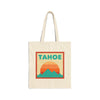Lake Tahoe, California Tote Bag, Cotton Canvas Tote Bag, Reusable Shopping Bag, Eco-Friendly Tote, Lake Tahoe, California Gift