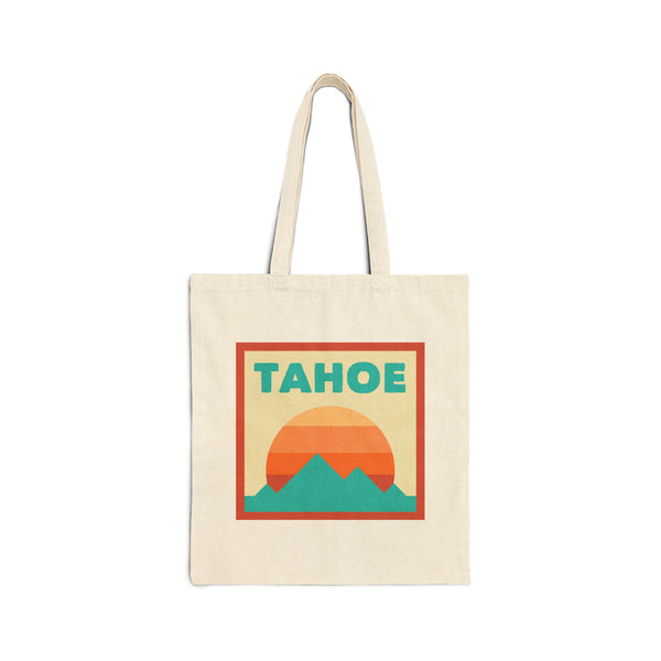 Lake Tahoe, California Tote Bag, Cotton Canvas Tote Bag, Reusable Shopping Bag, Eco-Friendly Tote, Lake Tahoe, California Gift