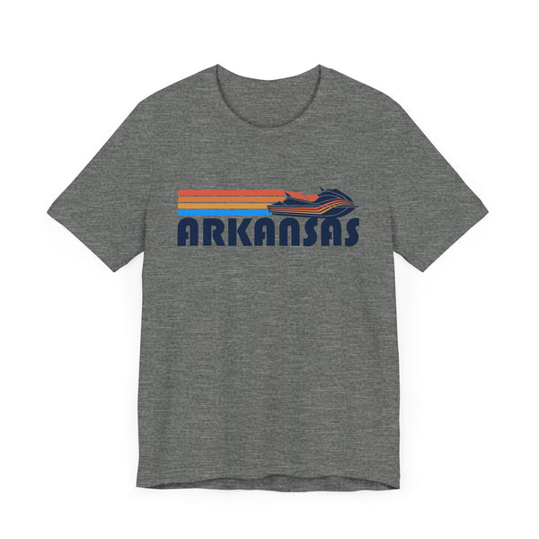 Arkansas T Shirt - Retro Jetski PWC Graphic Arkansas Tee
