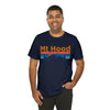 Mt Hood, Oregon Shirt - Mountain Sunset Unisex Mt Hood T-Shirt