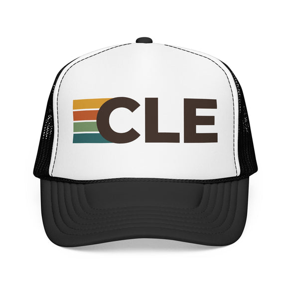 Cleveland, Ohio Trucker Hat - CLE Abbr retro cap