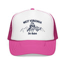 West Virginia Ski Babe Trucker Hat — Foam Mesh Cap-2