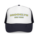 Brooklyn, New York Foam Trucker Hat – Retro Varsity City Cap-5