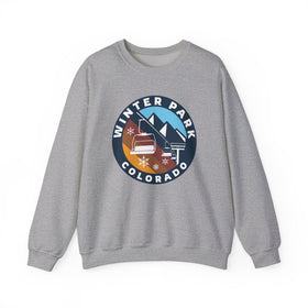 Buy sport-grey Winter Park, Colorado Sweatshirt - Ski Lift Winter Park Crewneck Sweatshirt
