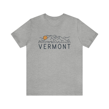 Vermont T-Shirt - Retro Unisex Vermont Shirt - 0