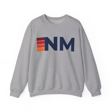 Buy sport-grey New Mexico Retro Sweatshirt | Retro Stripes New Mexico