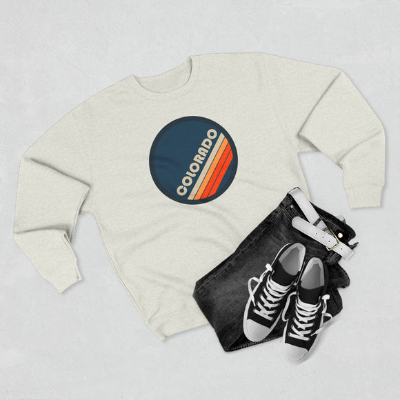 Premium Colorado Sweatshirt - Retro Unisex Premium Colorado Sweatshirt