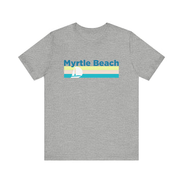 Myrtle Beach, South Carolina T Shirt - Sailboat Graphic Tee - 0