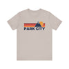 Retro Park City, Utah T-shirt, Mountain Tee, Vintage Park City Unisex Jersey Shirt, Outdoor Hiking Apparel